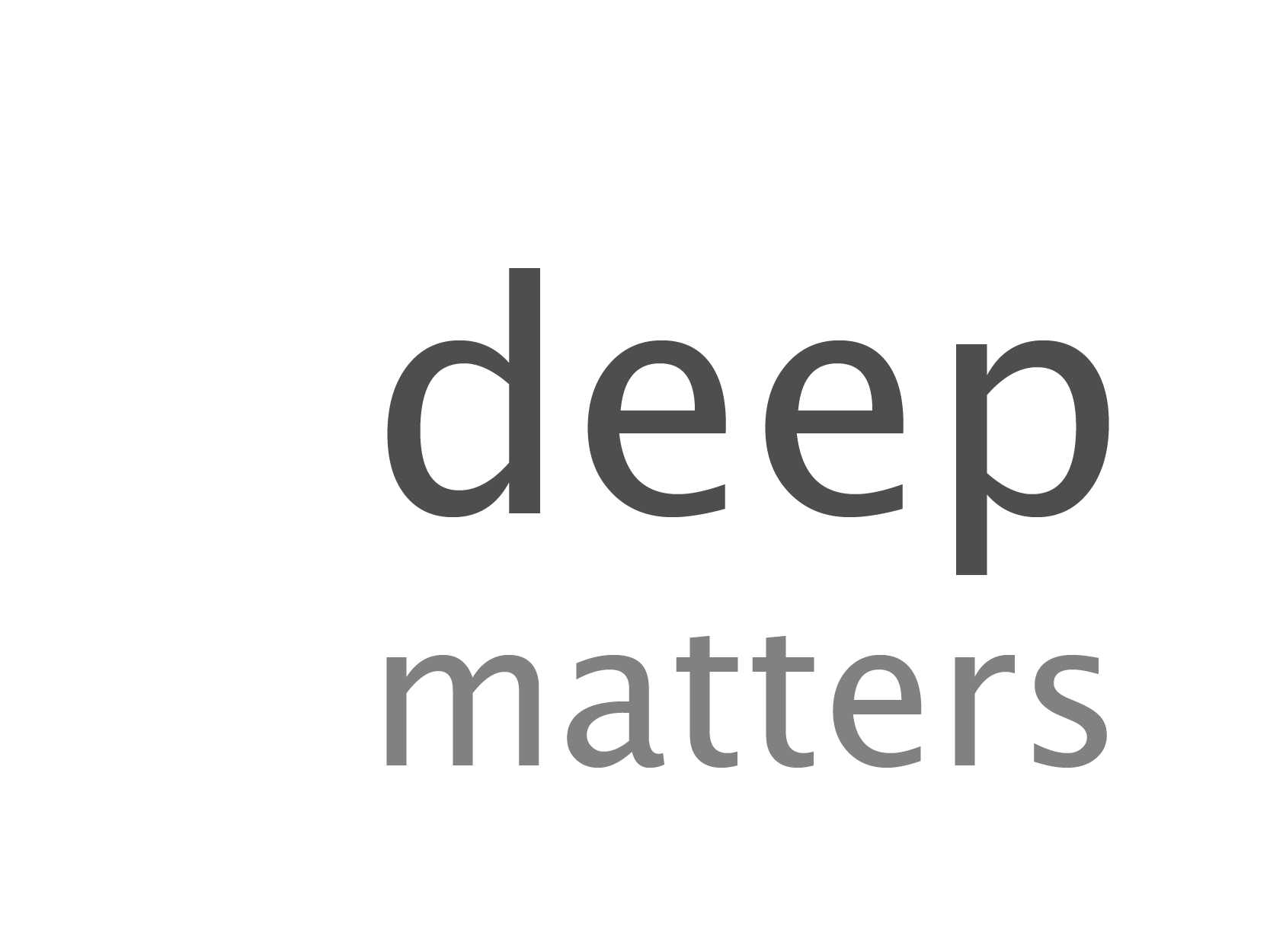 Deep matters logo